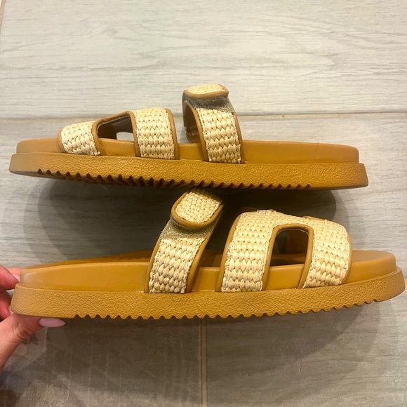 Steve Madden Maven Sandal in Natural Raffia size 9.5 - Picture 4 of 5